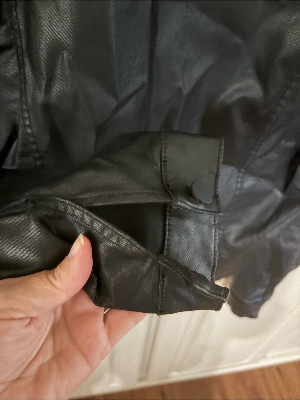 Kut from the Kloth Black Faux Leather Jacket - Picture 2 of 7
